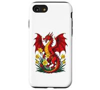 Red Dragon Stood Amongst Daffodils Case for iPhone SE (2020) / 7/8