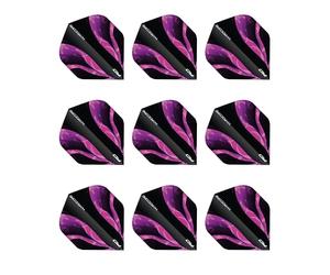 RED DRAGON Tyrian Hardcore Premium Standard Extra Thick - 100 Micron - Dart Flights 3 Sets Per Pack (9 Dart Flights in total) - Professional Darts Accessories