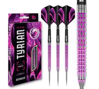 RED DRAGON Darts - Tyrian Series 22g - 90% Professional Tungsten Steel tip Darts Set with Dart Flights and Dart Shafts (Stems)