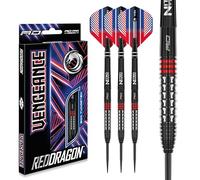 RED DRAGON Vengeance 90% Tungsten Darts Set - Vengeance Evolution Technology with Hardcore Yin Yang Flights & Nitrotech Ultra Stems