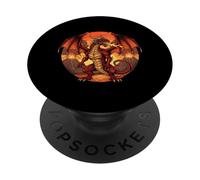 Red Dragon Volcano Fantasy PopSockets Adhesive PopGrip