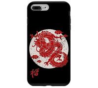 Red Dragon White Rising Sun Chinese Strength Symbol Case for iPhone 7 Plus/8 Plus