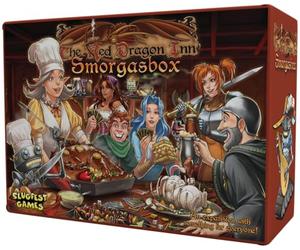 Red Dragonn Inn Smorgasbox Red Dragon Inn Exp. | Roxana, Gambling? I'm In!, 4 Otto factions, promos and storage; 2-4 players, 30-60 min, ages 13+