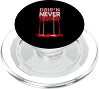 Red Drip'n Never Slippin' Red Graphic PopSockets PopGrip for MagSafe