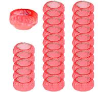 Red Dust Covers for smoke detector, Cooking Protection, 25 Pack | Cooking Protection, Pack of 25, Smoke Detector Cover, Reusable Design, Easy Fit