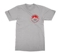 Red Dwarf Jupiter Mining Corporation Logo Pocket T-Shirt (Grey, L)