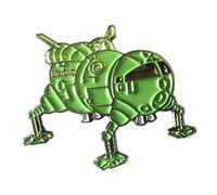 Red Dwarf Starbug Sci Fi Spaceship Craft Metal Enamel Badge
