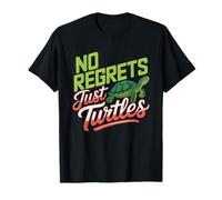 Red Eared Slider Owner No Regrets Turtle Keeper Life Res T-Shirt