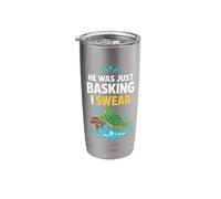 Red Eared Slider Pet Turtle Owner Aquarium Turtle Stainless Steel Insulated Tumbler