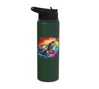 Red Eared Slider Stainless Steel Insulated Water Bottle