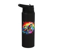 Red Eared Slider Stainless Steel Insulated Water Bottle