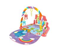 (red elephant) Baby Music Rack Play Mat Kids Piano Keyboard Carpet Gym Crawling Activity Infant Rug Early Educational Toy for Baby Gift