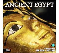 RED EMBER Ancient Egypt 2026 Wall Calendar 12 Month | 12" x 24" Open | Thick & Sturdy Paper | Giftable | Calendar 2026