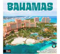 RED EMBER Bahamas 2026 Wall Calendar 12 Month | 12" x 24" Open | Thick & Sturdy Paper | Giftable | Calendar 2026