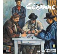 RED EMBER Cezanne 2026 Wall Calendar 12 Month | 12" x 24" Open | Thick & Sturdy Paper | Giftable | Calendar 2026