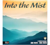 RED EMBER Into the Mist 2026 Wall Calendar 12 Month | 12" x 24" Open | Thick & Sturdy Paper | Giftable | Calendar 2026