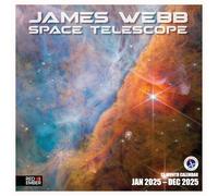 RED EMBER James Webb Space Telescope 2025 Wall Calendar 12 Month | 12" x 24" Open | Thick & Sturdy Paper | Giftable | Astronomy Universe NASA | Space Calendar 2025