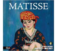 RED EMBER Matisse 2027 Wall Calendar 12 Month | 12" x 24" Open | Thick & Sturdy Paper | Art Calendar 2027