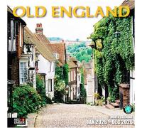 RED EMBER Old England 2026 Wall Calendar 12 Month | 12" x 24" Open | Thick & Sturdy Paper | Giftable | Calendar 2026