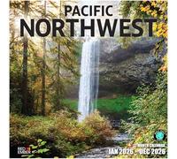 RED EMBER Pacific Northwest 2026 Wall Calendar 12 Month | 12" x 24" Open | Thick & Sturdy Paper | Giftable | Calendar 2026