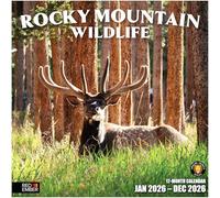 RED EMBER Rocky Mountain Wildlife 2026 Wall Calendar 12 Month | 12" x 24" Open | Thick & Sturdy Paper | Giftable | Calendar 2026
