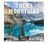 RED EMBER Rocky Mountains 2025 Wall Calendar 12 Month | 12" x 24" Open | Thick & Sturdy Paper | Giftable | Calendar 2025