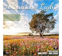 RED EMBER Select - A Guiding Light 2026 Wall Calendar 12 Month | 12" x 24" Open | Thick & Sturdy Paper | Giftable | Calendar 2026
