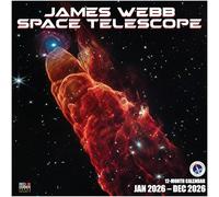 RED EMBER Select - James Webb Space Telescope 2026 Wall Calendar 12 Month | 12" x 24" Open | Thick & Sturdy Paper | Giftable | Calendar 2026