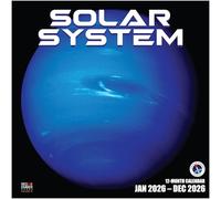 RED EMBER Select - Solar System 2026 Wall Calendar 12 Month | 12" x 24" Open | Thick & Sturdy Paper | Giftable | Calendar 2026