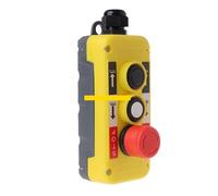 Red Emergency Stop Up Down Push Button Switch Waterproof Industrial Switch For Electric Crane Hoist Pendant Control Station