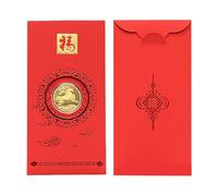 Red Envelope 2026 Year Of The Horse - Touch-Sensitive Paper Including Commemorative Gold Coin | "May You Succeed" Chinese New Year Gift Hong Bao | Present For New Year
