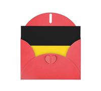 Red Envelope Greeting Cards With Unique Baden-Württemberg Flag Pattern For Write Down Your Blessings For Various Holidays
