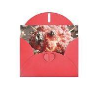 Red Envelope Greeting Cards With Unique Exploding Stone Pattern For Write Down Your Blessings For Various Holidays