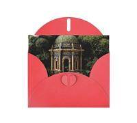 Red Envelope Greeting Cards With Unique Secret Sanctuary Pattern For Write Down Your Blessings For Various Holidays