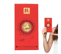 Red Envelopes - 6.69 x 3.35 Inch Keepsake Package, Red New Year Envelope | For a Girl's Birthday Party, Elderly Family, Paper Money. May You Have Success