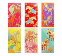 Red Envelopes for Chinese New Year 2026 Year of the Horse, Red Envelopes for Money, Multi-Purpose Gift Envelopes, Design, Envelopes for the Year of the Horse, Housewarming, New Year Gift, Pack of 6
