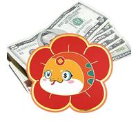 Red Envelopes for Chinese New Year, Red Envelope | 2025 Year of the Snake Red Envelopes with Blessing Words - Creative Red Packets, New Year Purse with Multiple Card Slots for Decorating