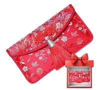 Red Envelopes For Chinese New Year,Traditional Packages Large Size - Money Envelopes with Tassels,For Older Adults Family Gatherings Celebrations Birthday Chinese New Year