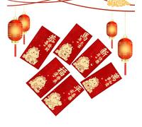 Red Envelopes For Money | 2026 Year Of The Horse Gold Leaf Impression - Lunar New Year 2026 Red Envelopes - For Birthday Spring Festival Wedding Engagement Wedding Women Boys Girls G