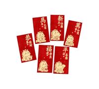 Red Envelopes for Money Gold Foil Embossing Traditional Large Red Envelopes for Spring Festival 2026 for Marriage Engagement Birthday Spring Festival Wedding Women Girls Teenagers
