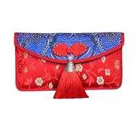 Red Envelopes - Large Size Traditional Pouches - Red Envelopes For Chinese Weddings With Tassels,Ideal For Family Party Invitations New Year Celebrations And