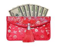 Red Envelopes | Traditional Good Bags | Chinese Wedding Envelopes With Tassels | For Family Gatherings Celebrations Chinese New Year Birthday Invitations and Events