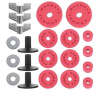 Red Eva Cotton Drum Pad Set with Nuts Gasket Sleeves
