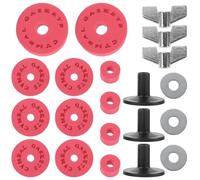 Red Eva Drum Clutch Cotton Pads Replacement Accessories