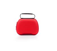 (Red) EVA Storage Bag and Silicone Handle Case Covers for PS5 PlayStation 5 PS4 Nintendo Switch Controller Portable Carry Bags