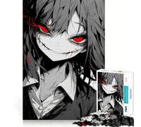 Red Eye Glow 1000 Pieces Jigsaws Adults Puzzles Gifts Mind Challenge Toy Easy Leisure Precise Cut (38x26cm)