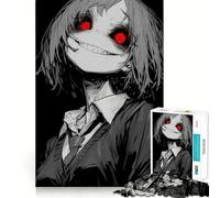 Red Eye Glow Jigsaw Puzzles 1000 Pieces for Teenagers Logic Game Warm Time Precise Cut Art Collection Piece (50x75cm)