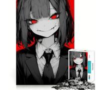 Red Eye Glow Jigsaw Puzzles 1000 Pieces for Teenagers Raise Memory Easy Leisure Clean Edge Xmas Surprise (50x75cm)