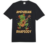 Red Eyed Frog Guitar Amphibian Rhapsody for a Guitar Player Comfort Colors Adult Heavyweight T-Shirt