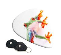 Red Eyed Monkey Tree Frog Printed Guitar pick Guitar Plectrums for Acoustic Guitar Electric Guitar Bass Guitar - Guitar Accessories - 6 Pack 0.71mm